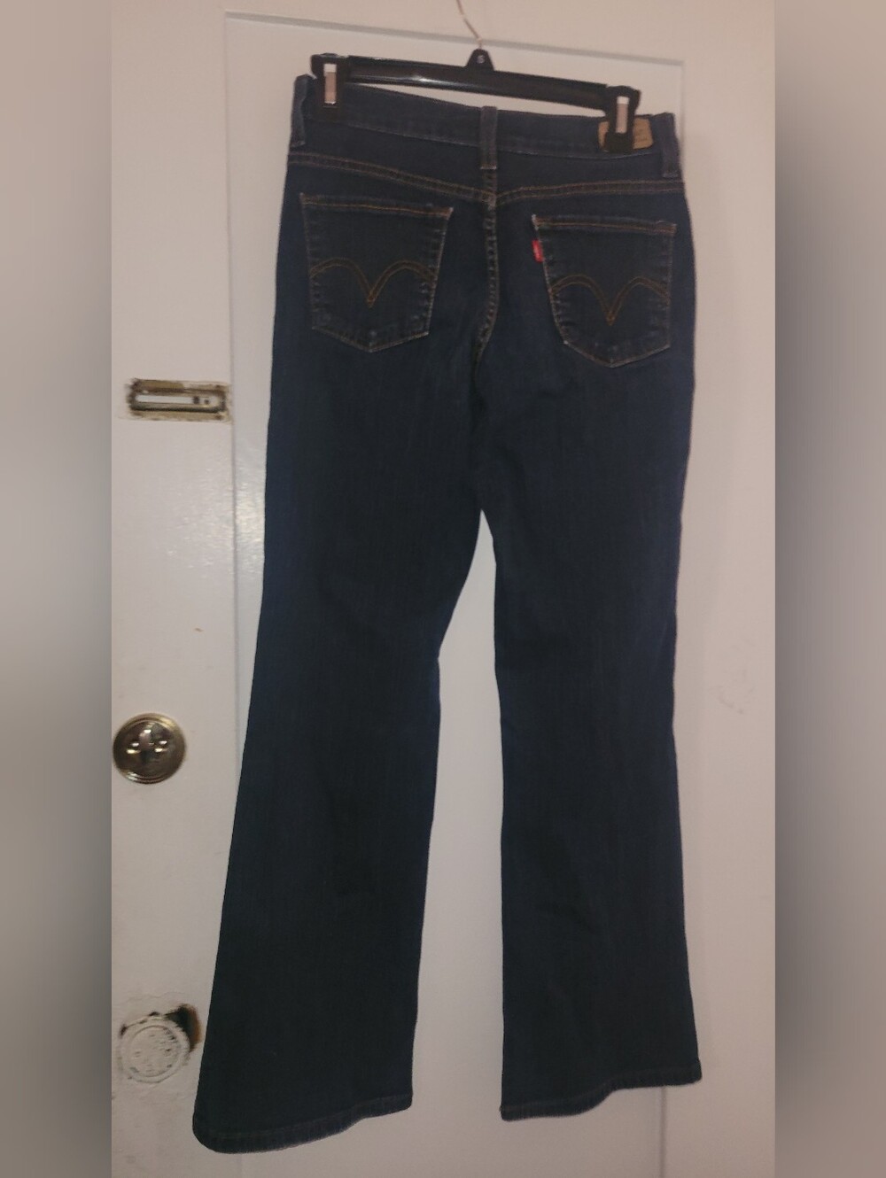 Levi's Dark Blue Wide Leg Jeans - Picture 7 of 14
